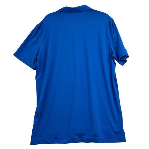 Robert Graham Polo Shirt Mens Size XL Blue Stretch Knit Classic Fit Short Sleeve - Picture 5 of 11